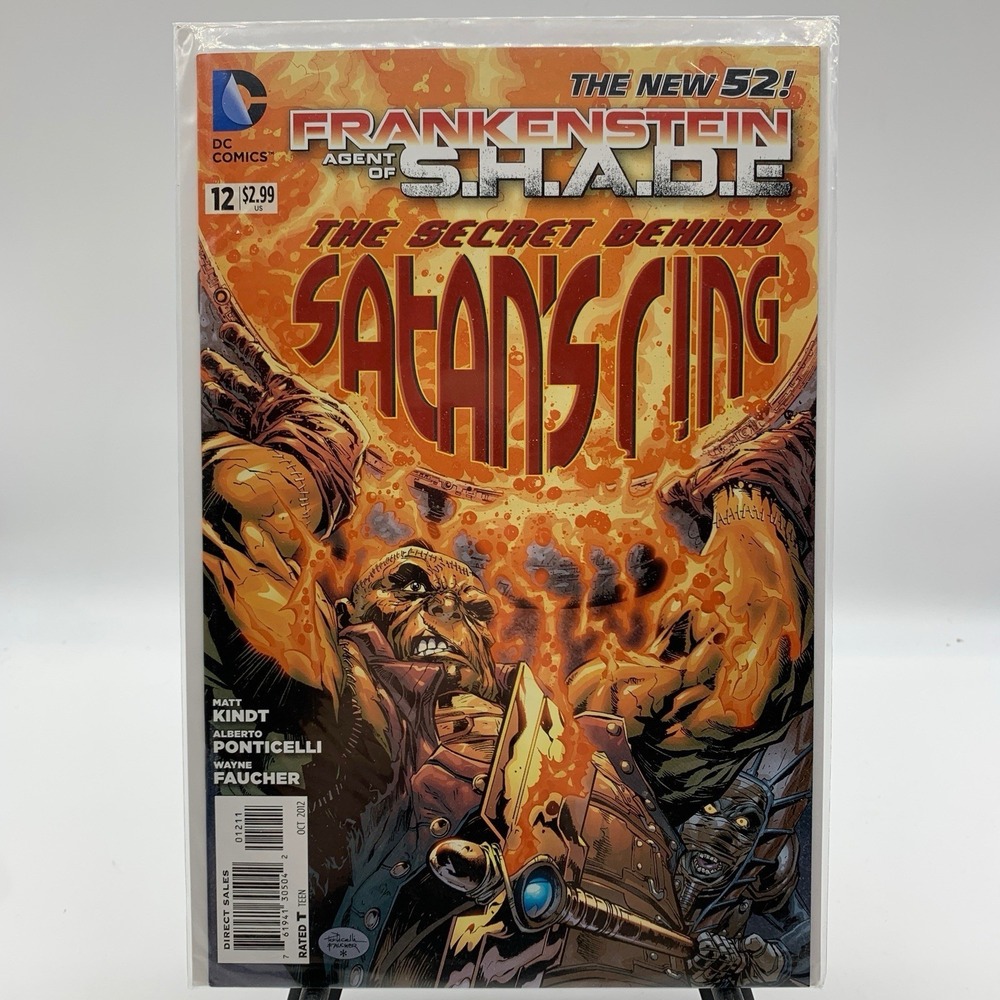 Frankenstein, Agent of S.H.A.D.E. #12‎ DC Comics 2012 Bagged And Boarded